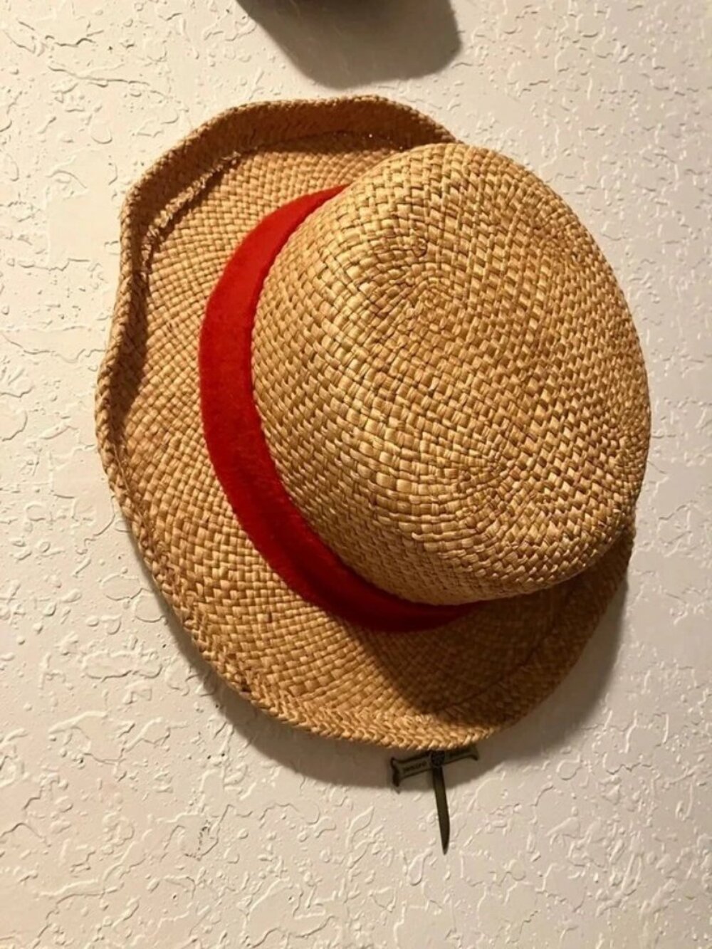 One Piece Worn Style Straw Hat Luffy Shank’s Hat Handmade Head Gear